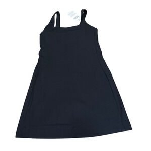 Girlfriend Collective Midnight Tommy Dress 6063 Black Size Small New